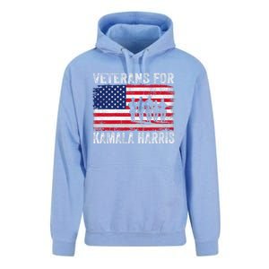 Veterans For Kamala Harris 2024 Election Usa Flag Military Unisex Surf Hoodie