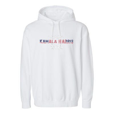 Vote For Kamala Harris | Kamala Harris 2024 Garment-Dyed Fleece Hoodie