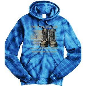 Veterans For Kamala Harris Tim Walz 2024 Election Usa Flag Tie Dye Hoodie