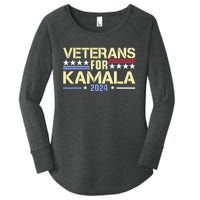 Veterans For Kamala American Flag Kamalaharris Supporter Women's Perfect Tri Tunic Long Sleeve Shirt