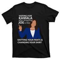 Voting For Kamala After Dropping Joe Is Like Shitting T-Shirt