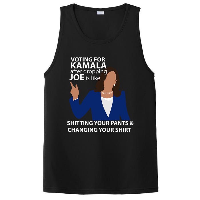 Voting For Kamala After Dropping Joe Is Like Shitting PosiCharge Competitor Tank