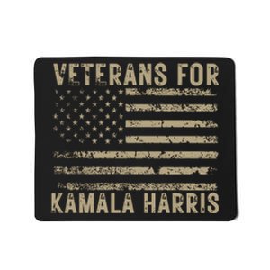 Veterans For Kamala Harris 2024 Election Mousepad