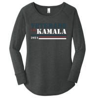 Veterans For Kamala Harris 2024 Women's Perfect Tri Tunic Long Sleeve Shirt