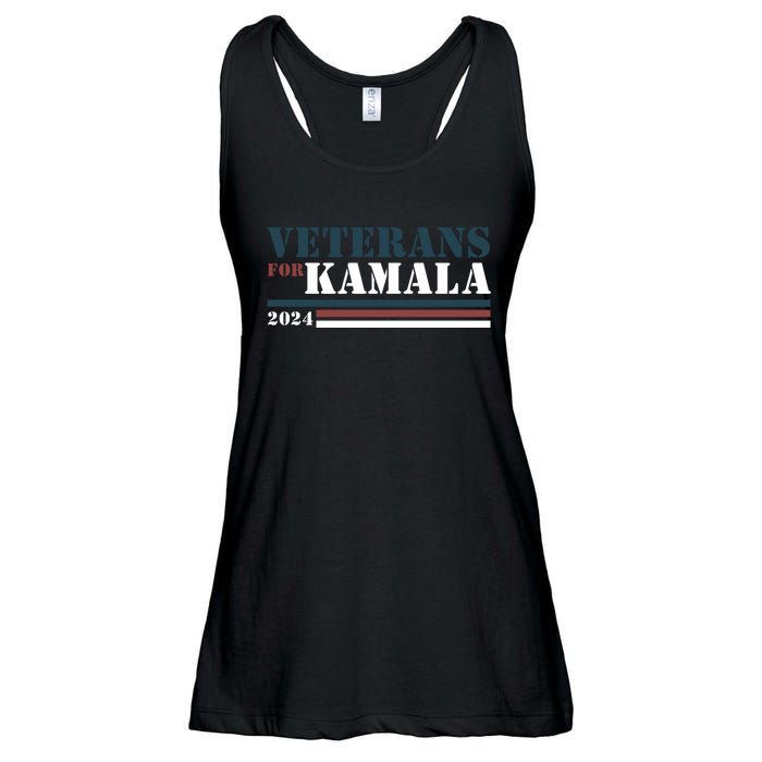 Veterans For Kamala Harris 2024 Ladies Essential Flowy Tank