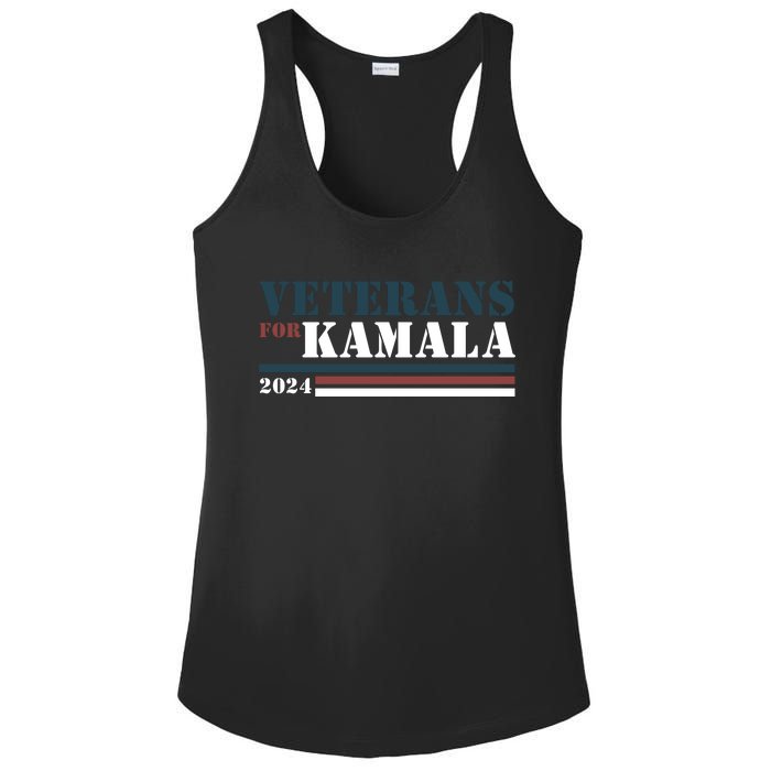 Veterans For Kamala Harris 2024 Ladies PosiCharge Competitor Racerback Tank