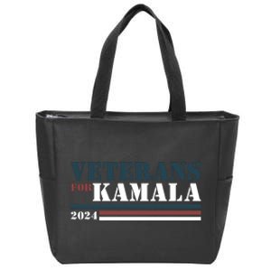 Veterans For Kamala Harris 2024 Zip Tote Bag