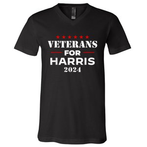 Veterans For Kamala Harris 2024 Election V-Neck T-Shirt