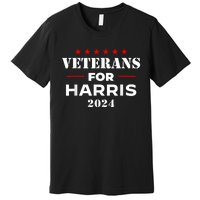 Veterans For Kamala Harris 2024 Election Premium T-Shirt