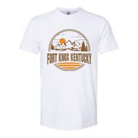 Vintage Fort Knox Kentucky Mountain Hiking Souvenir Softstyle CVC T-Shirt