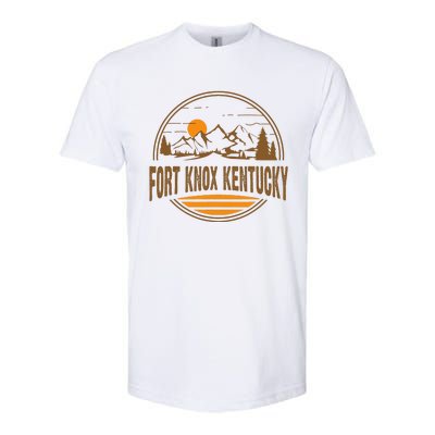 Vintage Fort Knox Kentucky Mountain Hiking Souvenir Softstyle® CVC T-Shirt