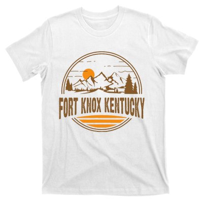 Vintage Fort Knox Kentucky Mountain Hiking Souvenir T-Shirt