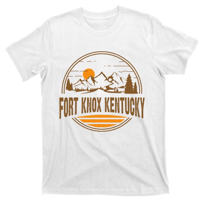 Vintage Fort Knox Kentucky Mountain Hiking Souvenir T-Shirt