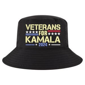 Veterans For Kamala Harris Supporter American Flag Gift Cool Comfort Performance Bucket Hat