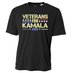 Veterans For Kamala Harris Supporter American Flag Gift Cooling Performance Crew T-Shirt