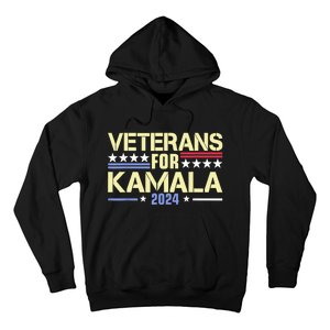 Veterans For Kamala Harris Supporter American Flag Gift Hoodie