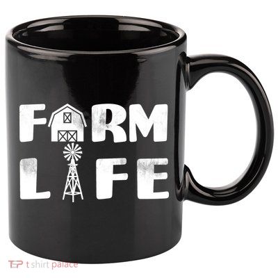 Vintage Farm Life, Man I Love Farming 11oz C Handle Ceramic Mug