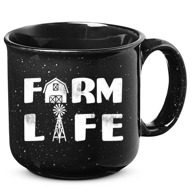 Vintage Farm Life, Man I Love Farming 15oz Campfire Ceramic Mug