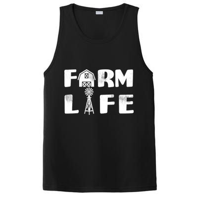 Vintage Farm Life, Man I Love Farming PosiCharge Competitor Tank