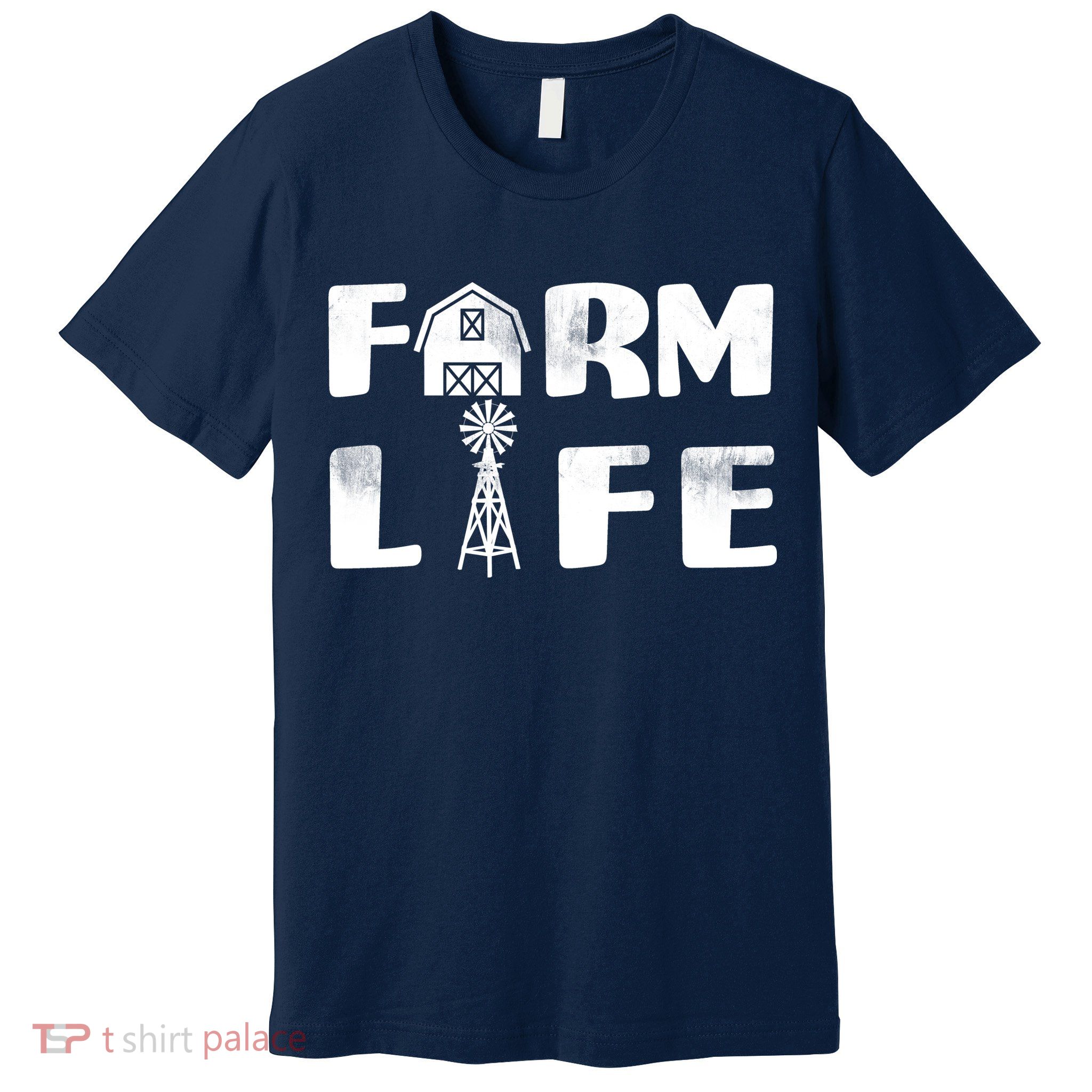 Vintage Farm Life, Man I Love Farming Premium T-Shirt