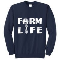 Vintage Farm Life, Man I Love Farming Tall Sweatshirt