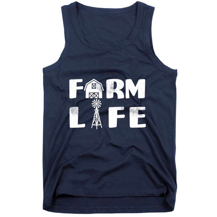 Vintage Farm Life, Man I Love Farming Tank Top