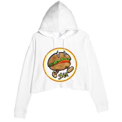 Vintage Funny Locked Tomb Meme Retro Cryptic Legacy Sci Fic Crop Fleece Hoodie