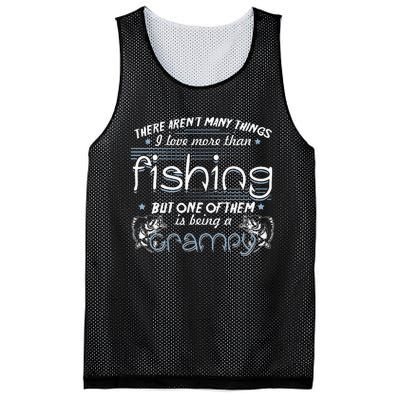 Vintage Fishing Love Fish Being Grampy Birthday Gifts Mesh Reversible Basketball Jersey Tank