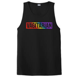 Vagitarian Funny Lesbian Pride Lgbt Rainbow Parade Festival PosiCharge Competitor Tank