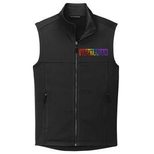 Vagitarian Funny Lesbian Pride Lgbt Rainbow Parade Festival Collective Smooth Fleece Vest