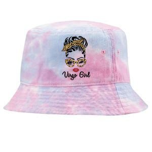 Virgo Face Leopard Bandana Wink Eye Funny Gift Tie-Dyed Bucket Hat