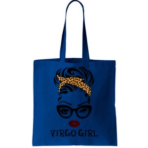 Virgo Face Leopard Bandana Wink Eye Gift Tote Bag