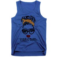 Virgo Face Leopard Bandana Wink Eye Gift Tank Top