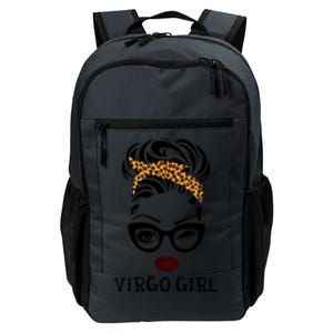 Virgo Face Leopard Bandana Wink Eye Gift Daily Commute Backpack