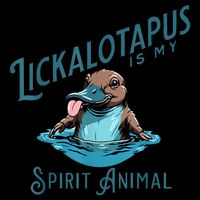 Vintage Funny Lickalottapus Is My Spirit Animal Lovers Meme Doggie Tank