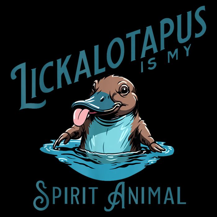 Vintage Funny Lickalottapus Is My Spirit Animal Lovers Meme Doggie Tank