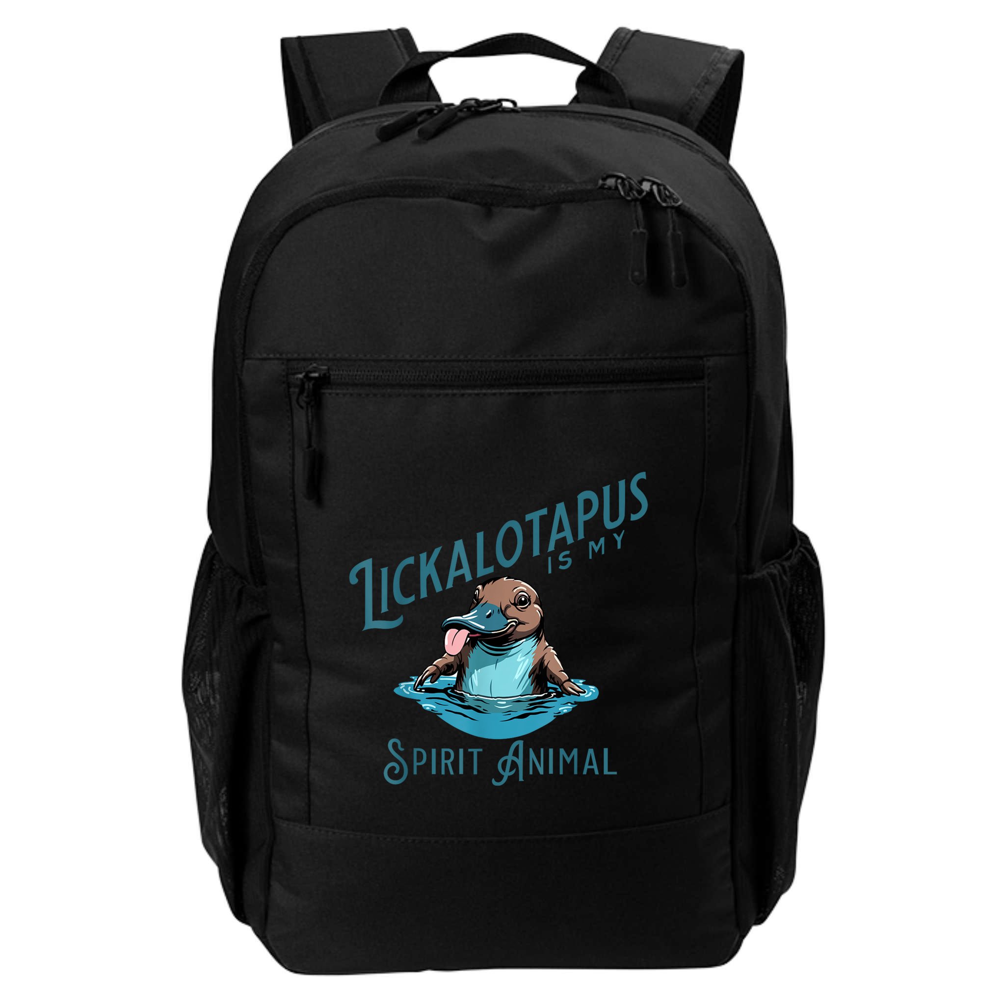Vintage Funny Lickalottapus Is My Spirit Animal Lovers Meme Backpack