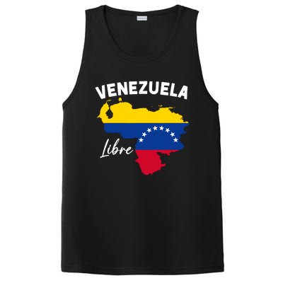 Venezuela Flag Map Proud American Venezuelan Venezuela Libre PosiCharge Competitor Tank