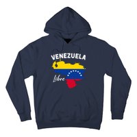 Venezuela Flag Map Proud American Venezuelan Venezuela Libre Hoodie