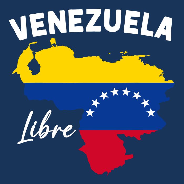 Venezuela Flag Map Proud American Venezuelan Venezuela Libre Bucket Hat