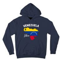 Venezuela Flag Map Proud American Venezuelan Venezuela Libre Tall Hoodie