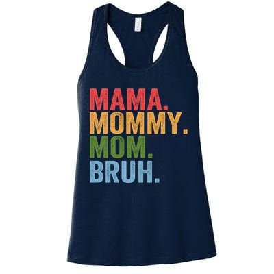 Vintage Funny Mother Mama Mommy Mom Bruh Mothers Day  Womens Tank Top