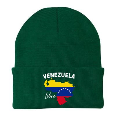 Venezuela Flag Map Proud American Venezuelan Venezuela Libre Knit Cap Winter Beanie