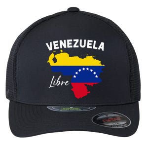 Venezuela Flag Map Proud American Venezuelan Venezuela Libre Flexfit Unipanel Trucker Cap