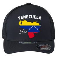 Venezuela Flag Map Proud American Venezuelan Venezuela Libre Flexfit Unipanel Trucker Cap