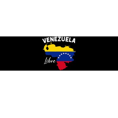 Venezuela Flag Map Proud American Venezuelan Venezuela Libre Bumper Sticker