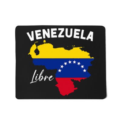 Venezuela Flag Map Proud American Venezuelan Venezuela Libre Mousepad