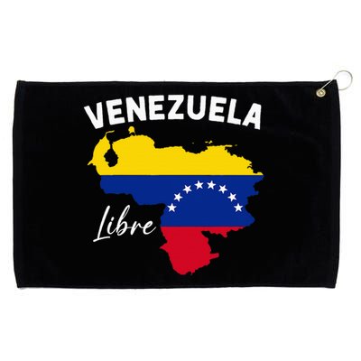 Venezuela Flag Map Proud American Venezuelan Venezuela Libre Grommeted Golf Towel