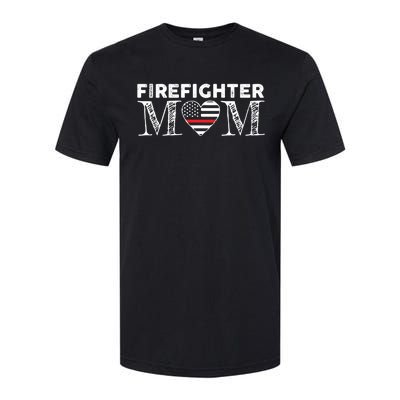 Vintage Firefighter Momma Sayings Graphic Gift Funny Gift Softstyle CVC T-Shirt