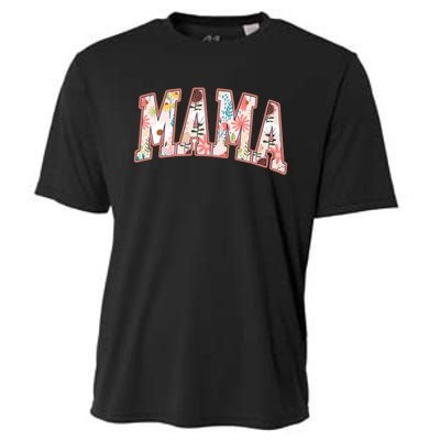 Vintage Floral Mama Cooling Performance Crew T-Shirt